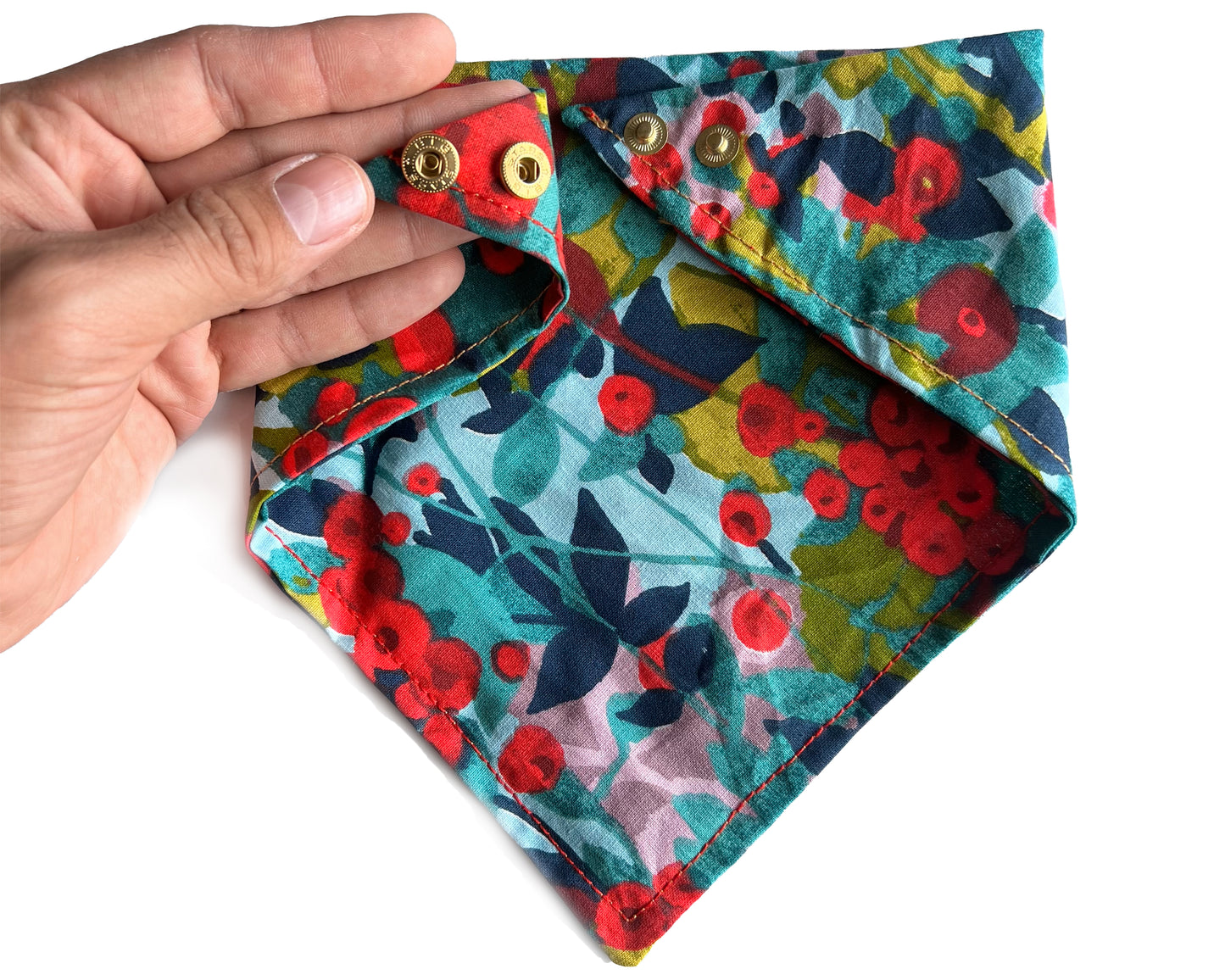 Dog Bandanas with Metal Snap