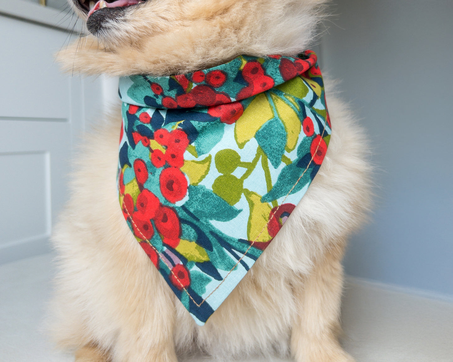 Dog Bandanas with Metal Snap